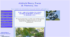 Desktop Screenshot of aldrichberryfarm.com